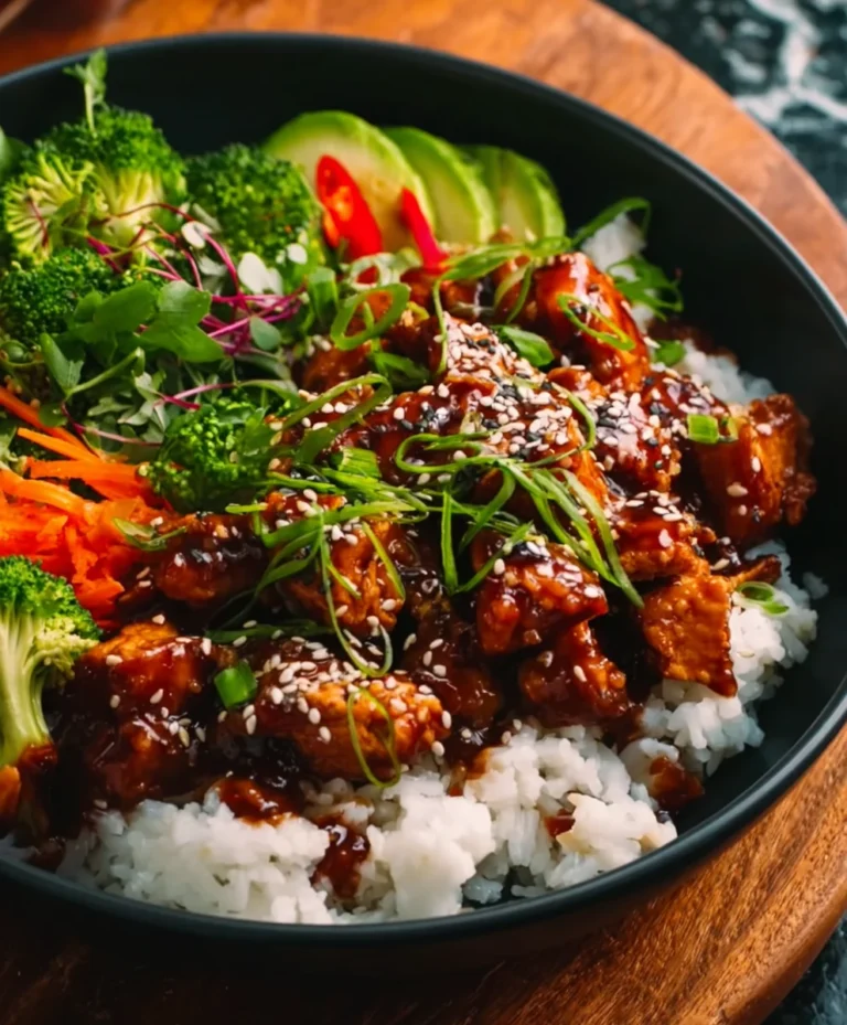 Easy Sticky Chicken Bowls – Quick Dinner Idea