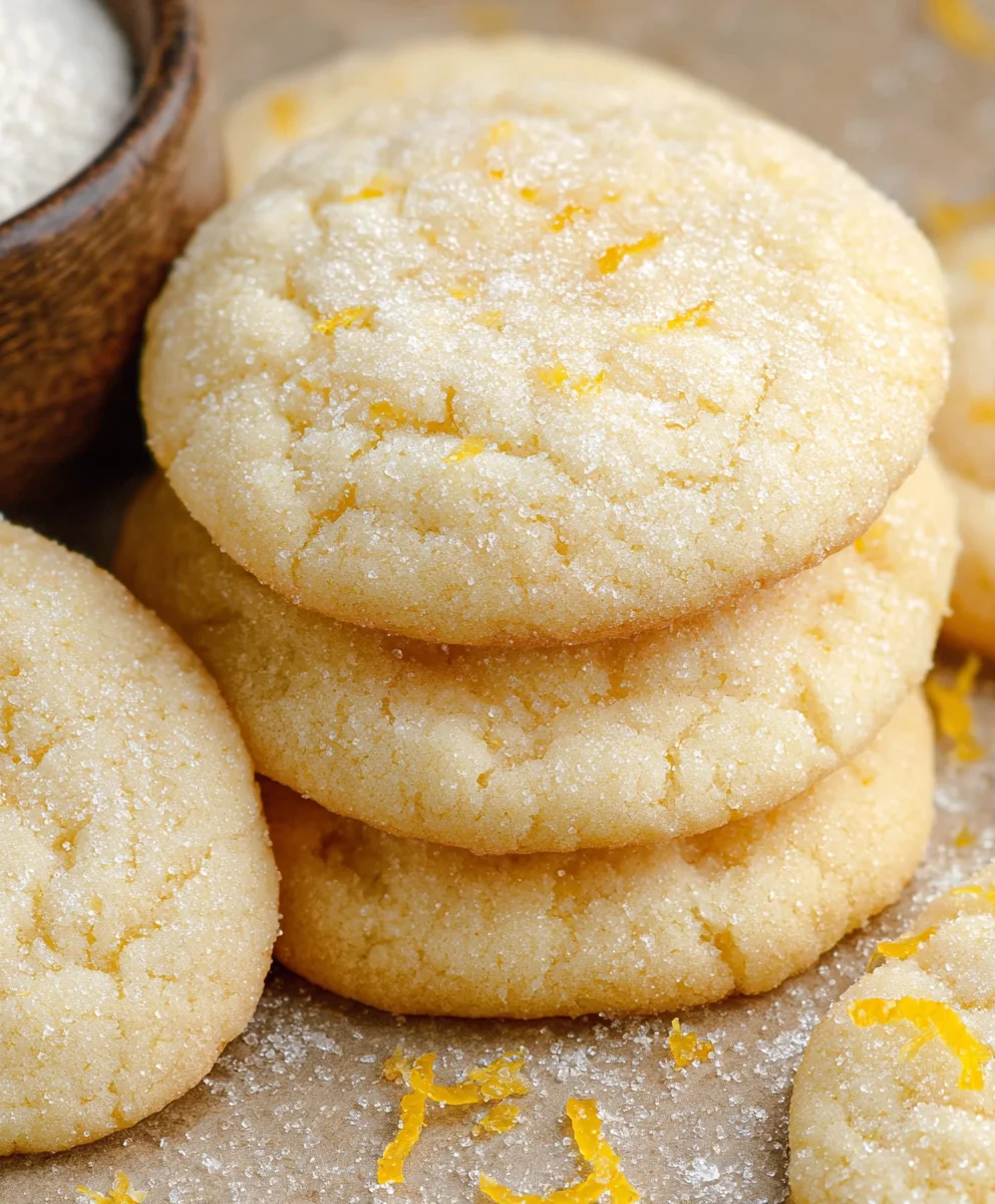 Soft Chewy Lemon Cookies Easy Recipe
