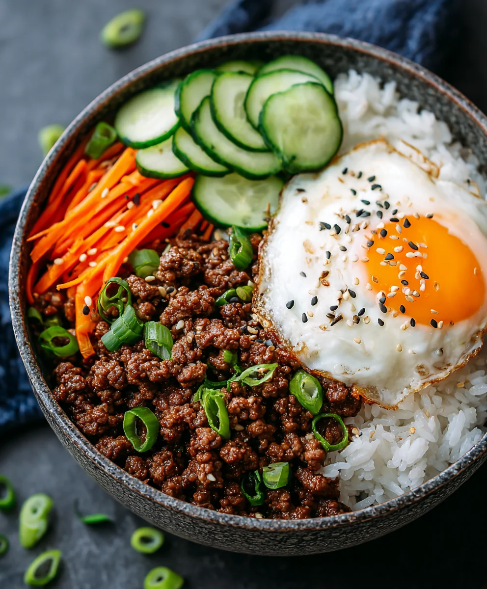 Quick Korean Ground Beef Bowl – Better Than Takeout