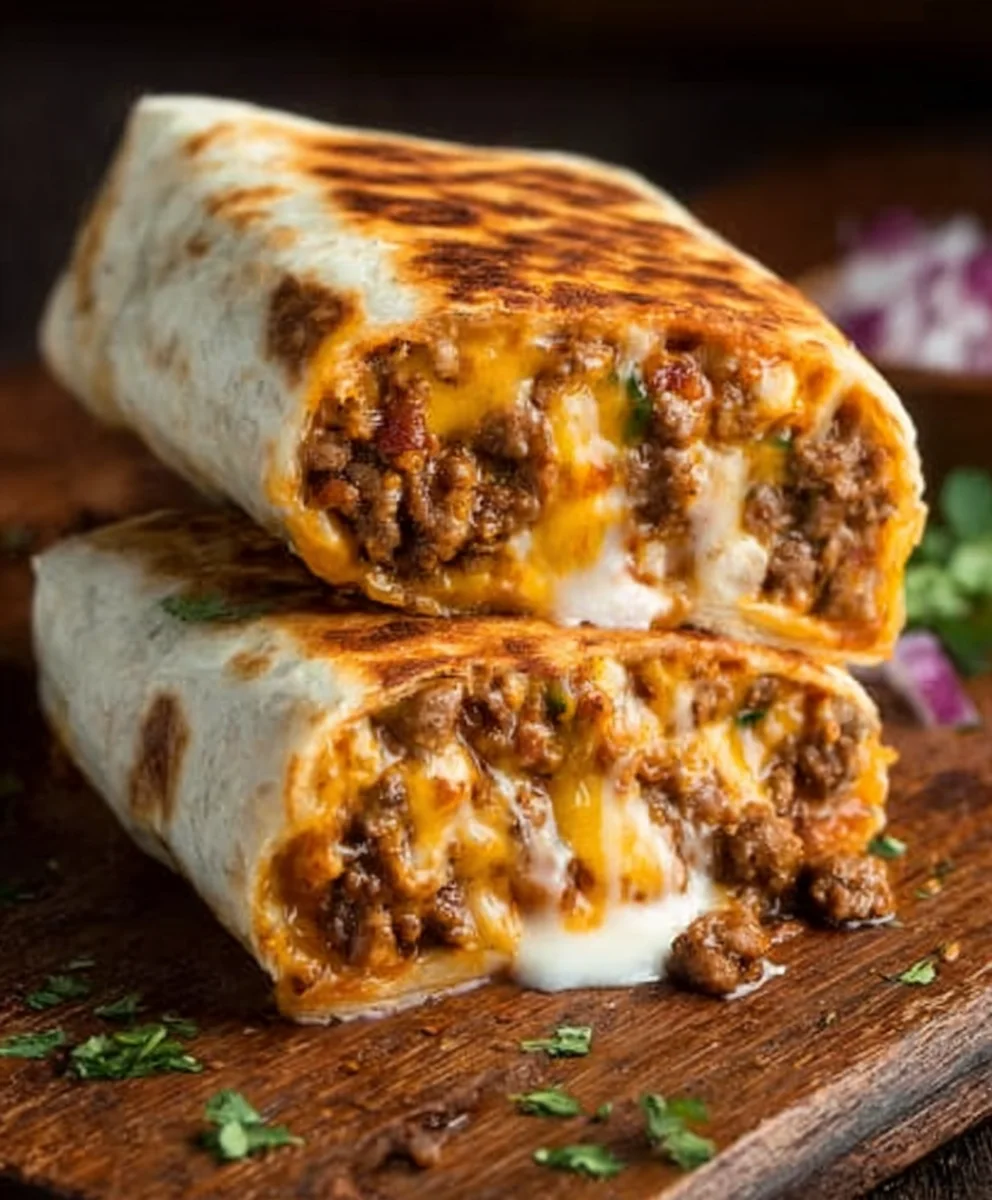 Gooey Grilled Cheese Burrito Recipe- Ultimate Comfort Food