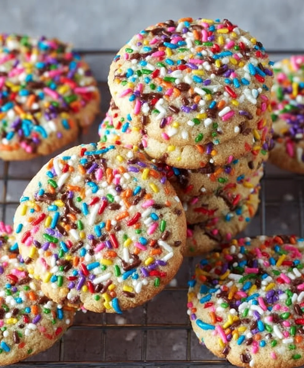 Easy Sprinkle Cookies-Festive & Fun Recipe