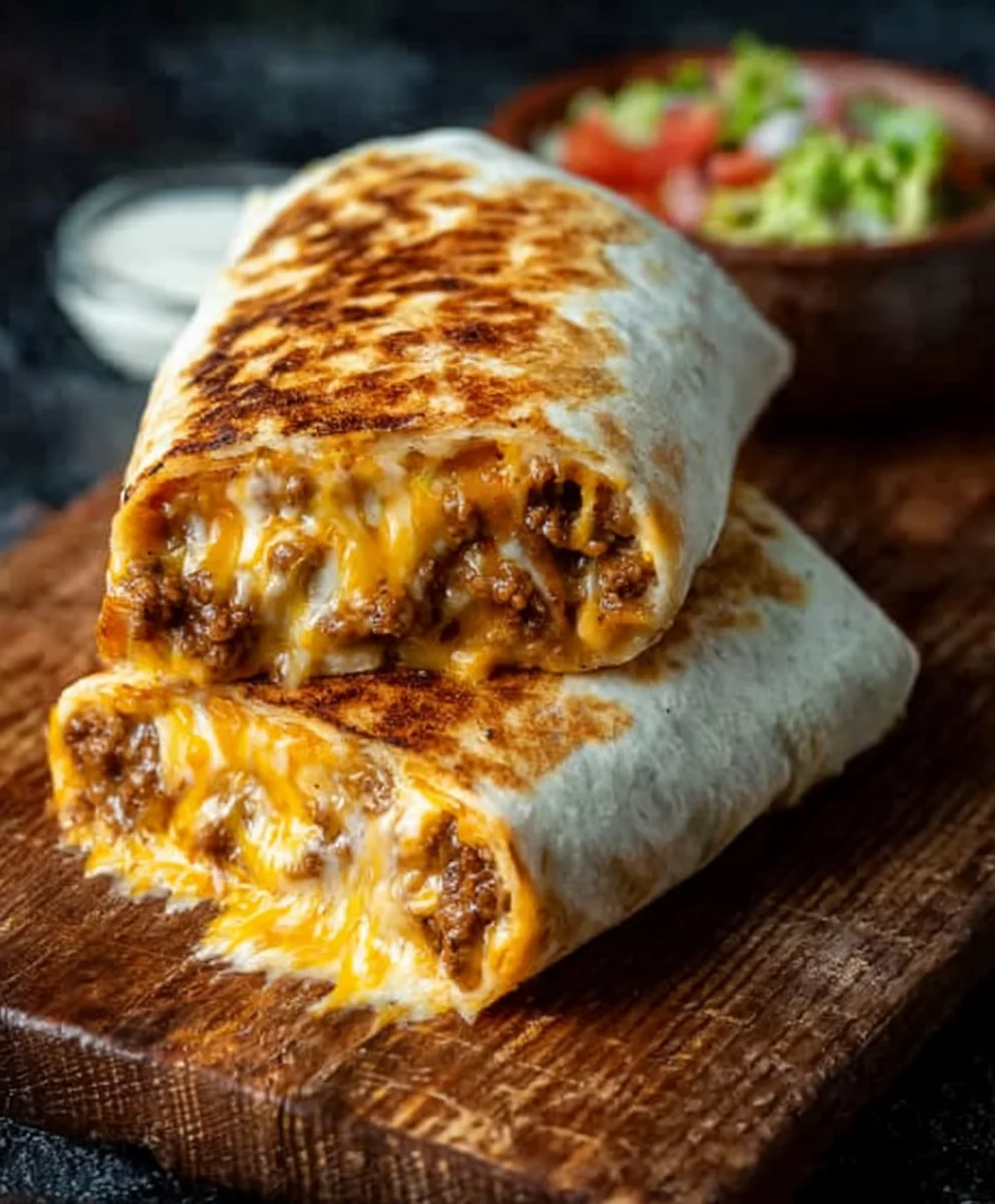 Gooey Grilled Cheese Burrito Recipe- Ultimate Comfort Food