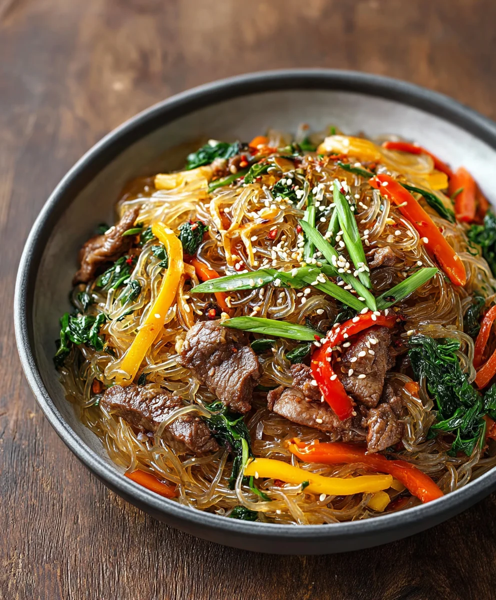 Authentic Japchae Recipe - Delicious Korean Stir-Fried Noodles