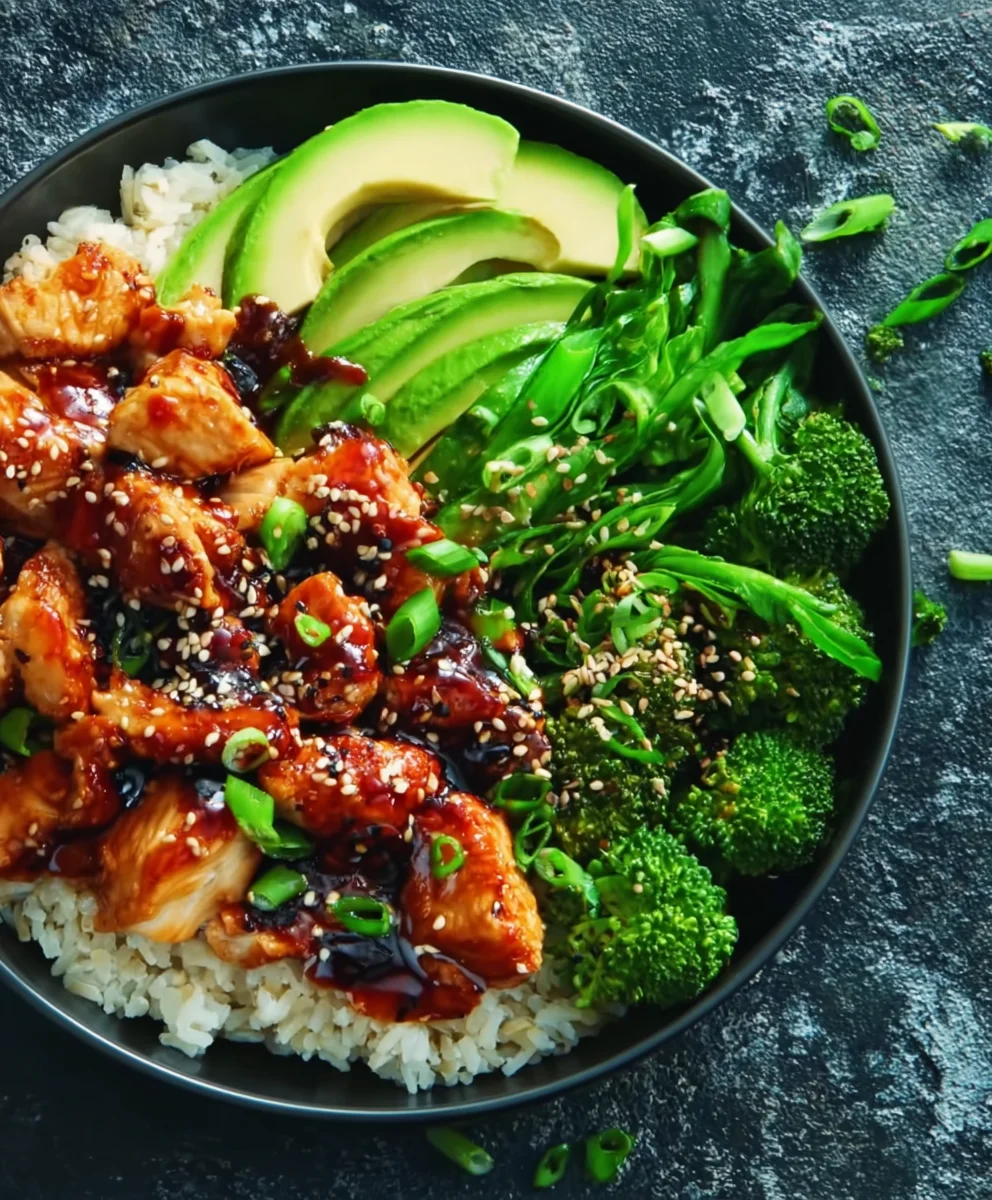 Easy Sticky Chicken Bowls - Quick Dinner Idea