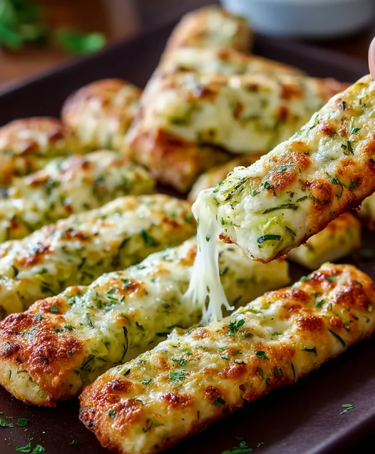 Easy Zucchini Cheese Breadsticks-Delicious & Quick
