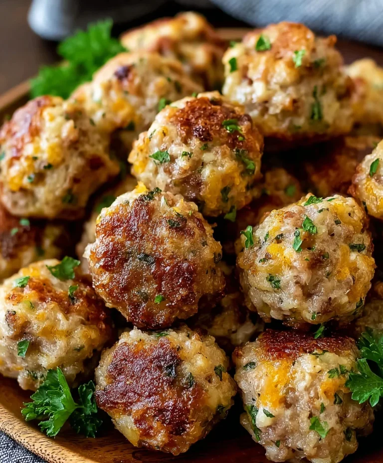 Sausage Stuffing Balls-Easy Appetizer Recipe
