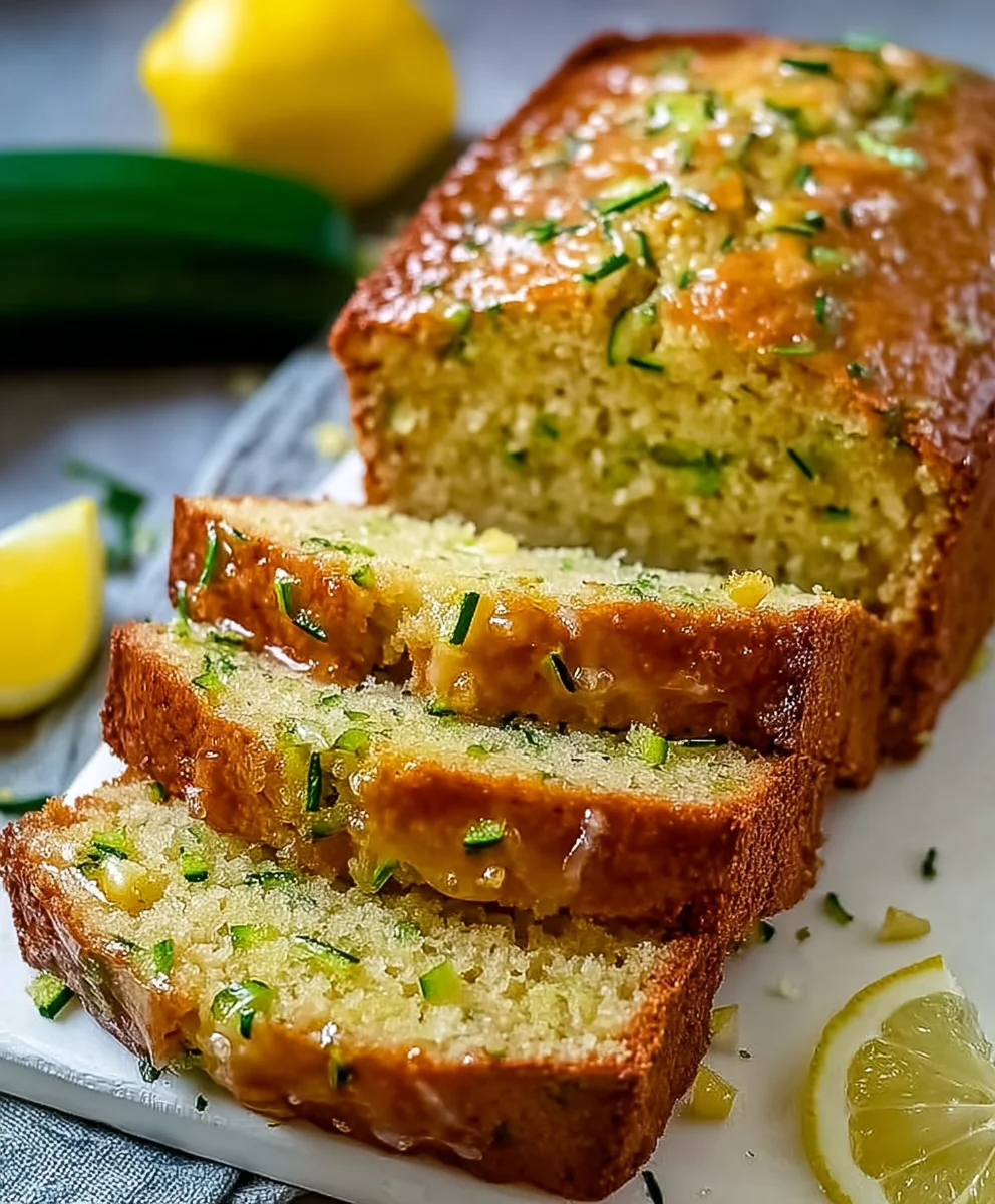 Moist Lemon Zucchini Bread Recipe Easy & Delicious