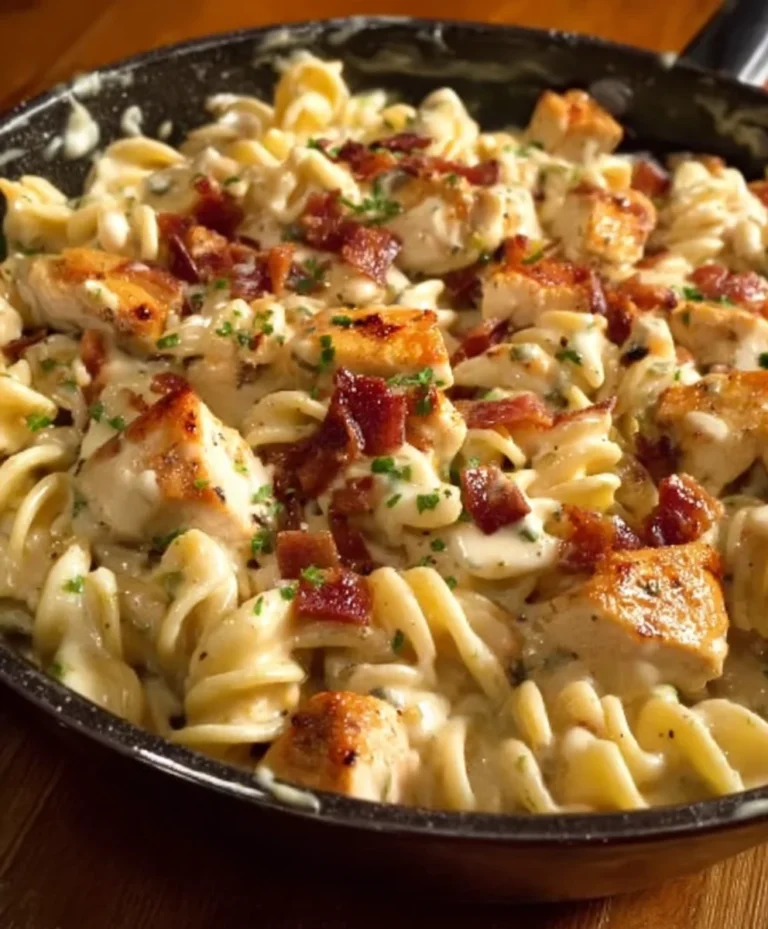 Chicken Beef Beef Bacon Ranch Pasta-Hearty Meal
