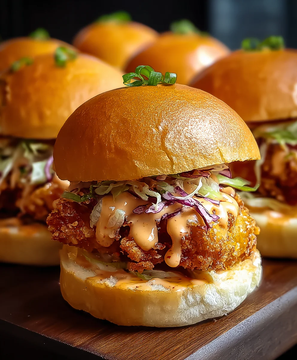 Easy Bang Bang Chicken Sliders - Quick & Spicy Bites
