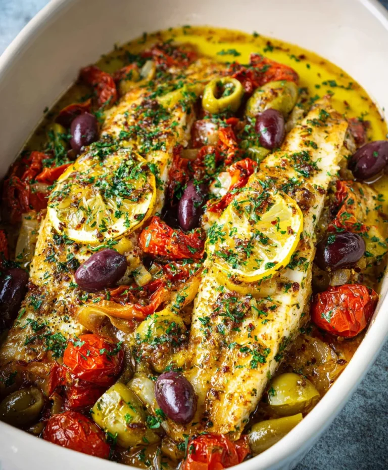 Easy Mediterranean Baked Fish Recipe