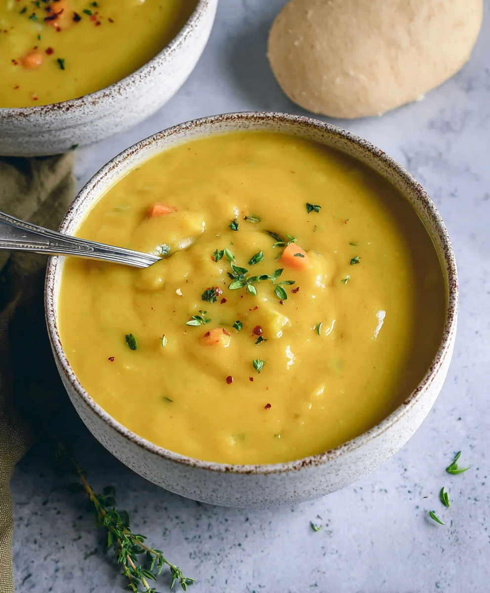 Creamy Vegan Potato Soup- Easy Comfort Food
