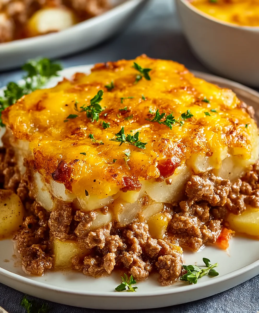 Easy Hobo Casserole Ground Beef Dinner