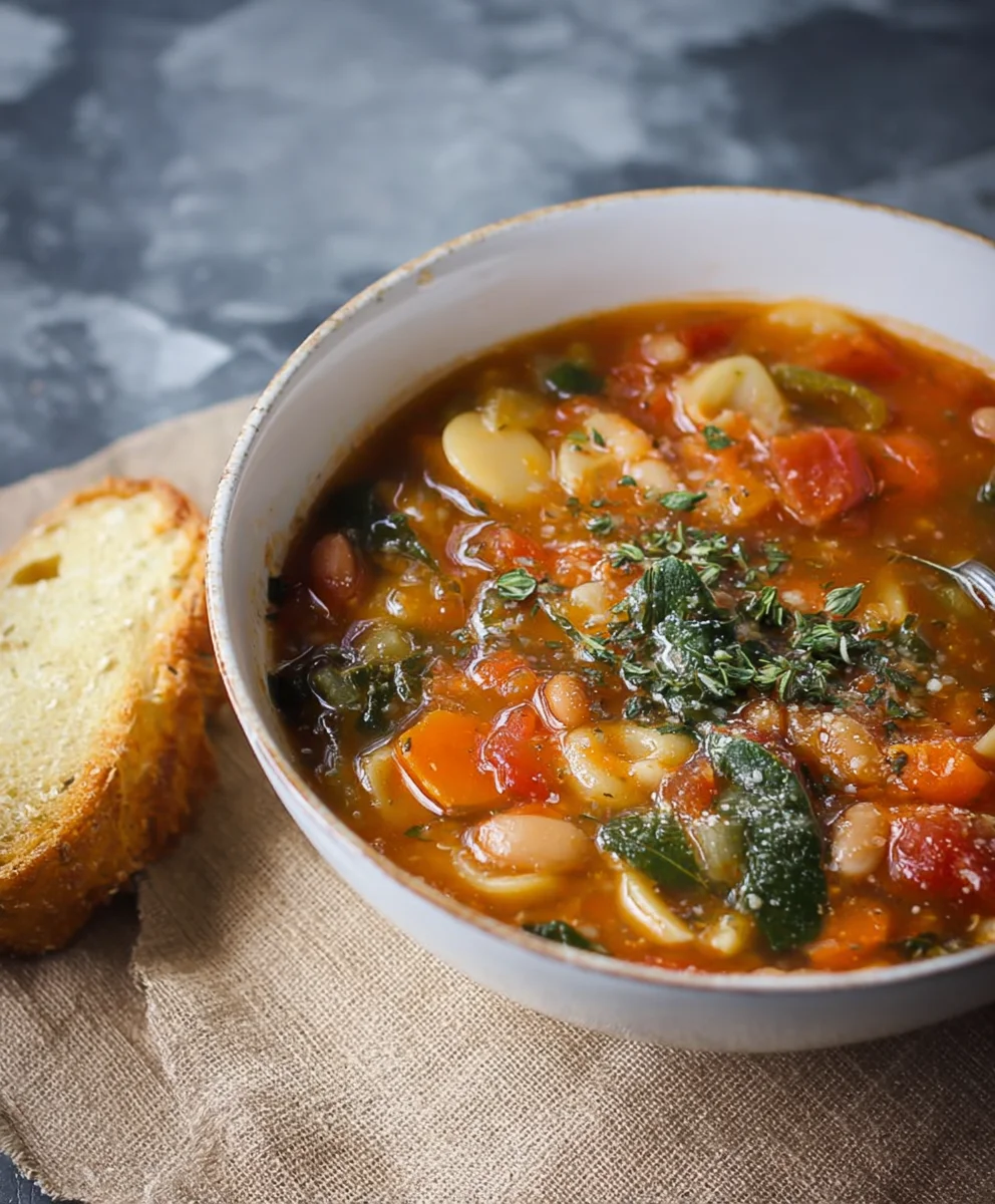 Hearty Winter Minestrone Soup Recipe