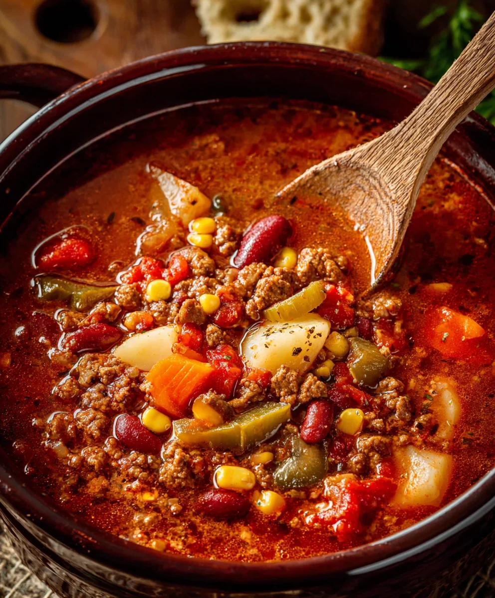 Hearty Cowboy Beef Soup - Easy Comfort Food