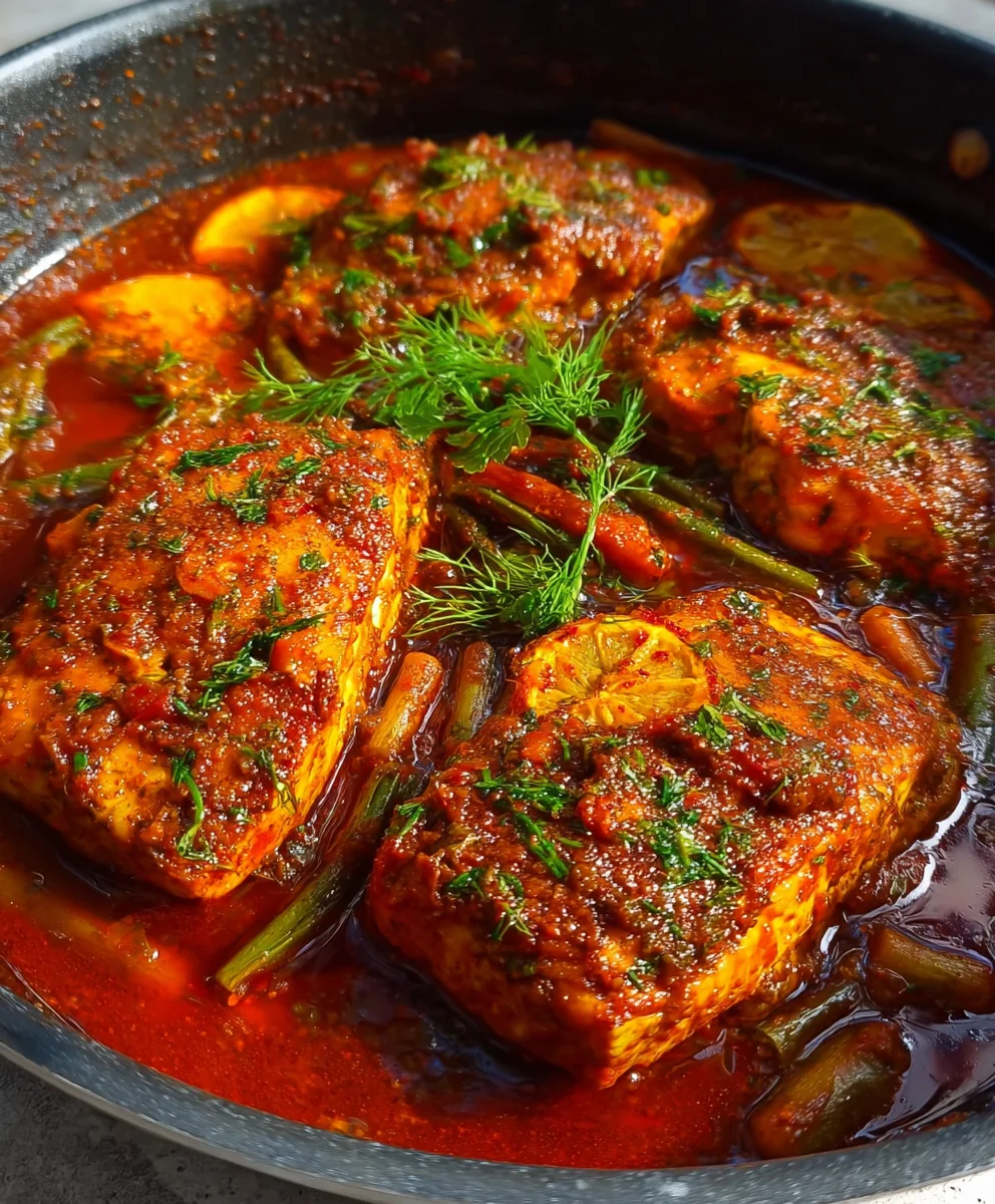 Spicy Moroccan Fish-Rich Sauce Classic Recipe
