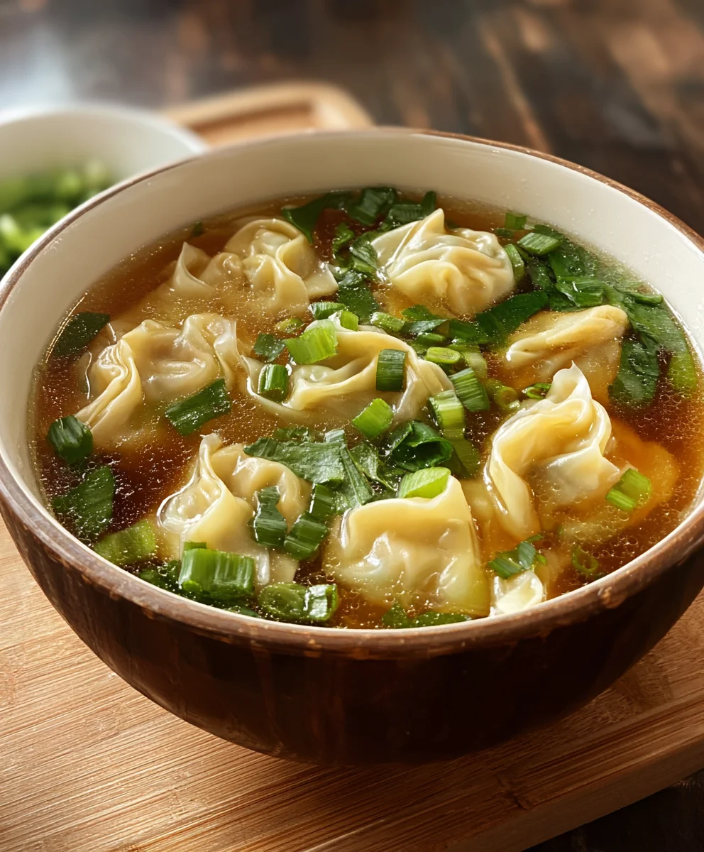 Easy Beef Wonton Soup Recipe - Quick & Delicious
