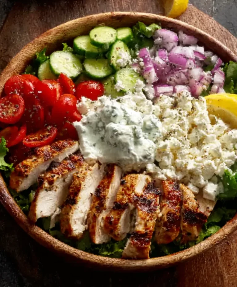 Easy Greek Chicken Bowls- Quick Healthy Meal