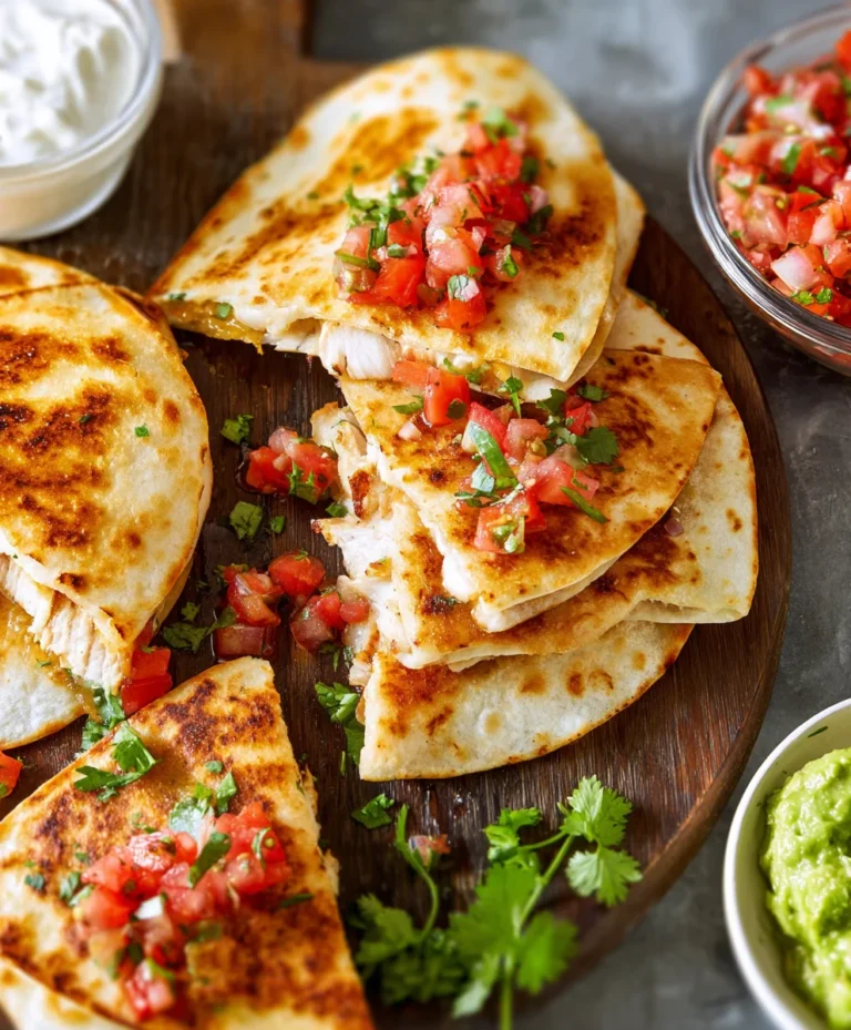 Easy Mini Chicken Quesadillas- Quick & Delicious Appetizer
