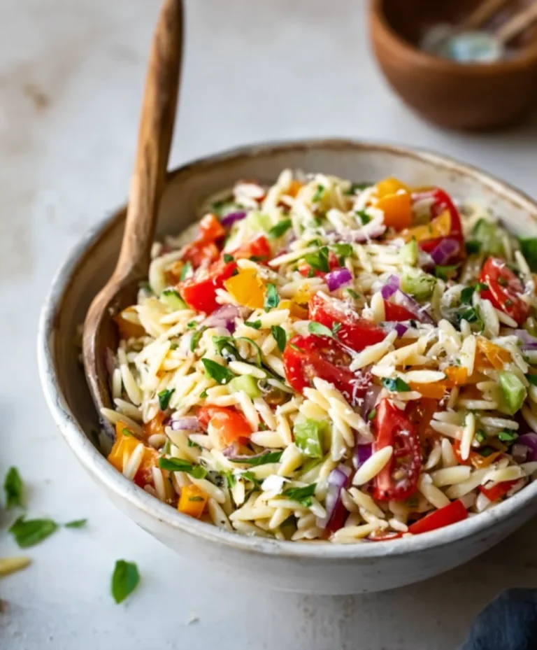 Colorful Rainbow Orzo Salad Recipe – Fresh & Easy