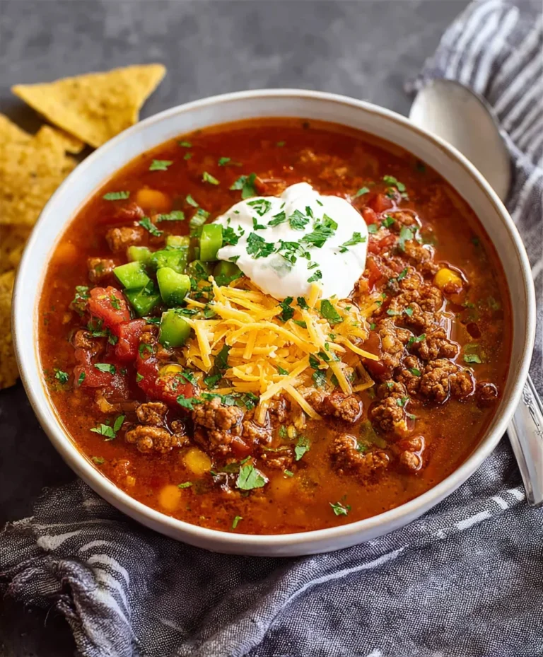 Easy Taco Soup Recipe – Flavorful & Quick Meal