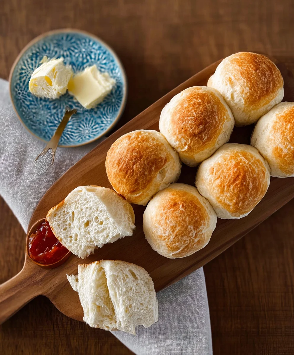 Easy No Knead Crusty Rolls Recipe-Perfect Bread