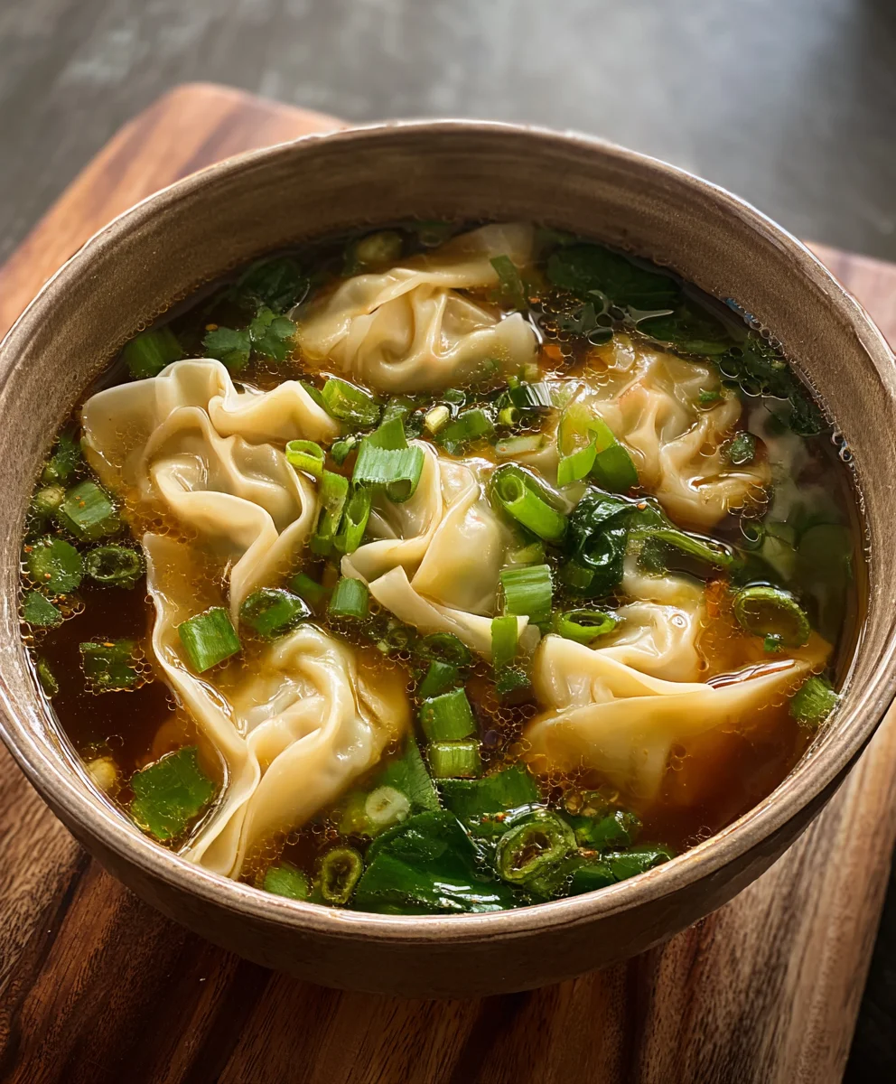 Easy Beef Wonton Soup Recipe - Quick & Delicious