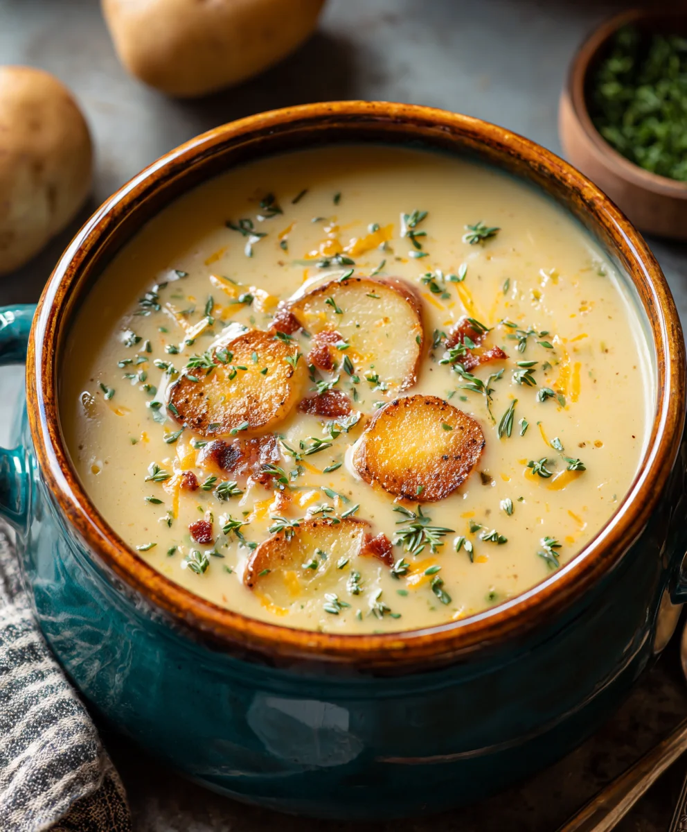 Outback Beef-Style Potato Soup Recipe-Hearty & Delicious
