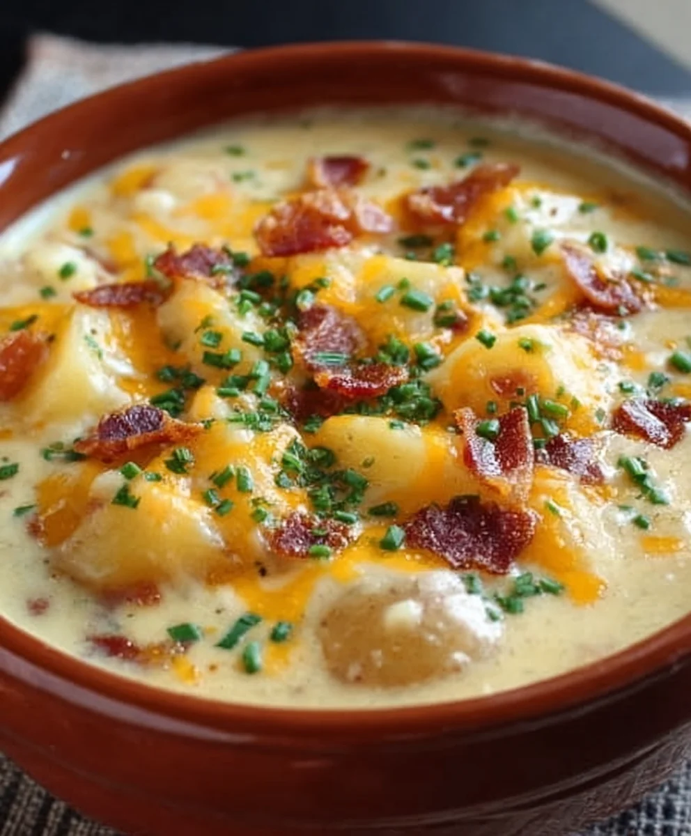 Easy Crock Pot Beef Potato Soup Recipe