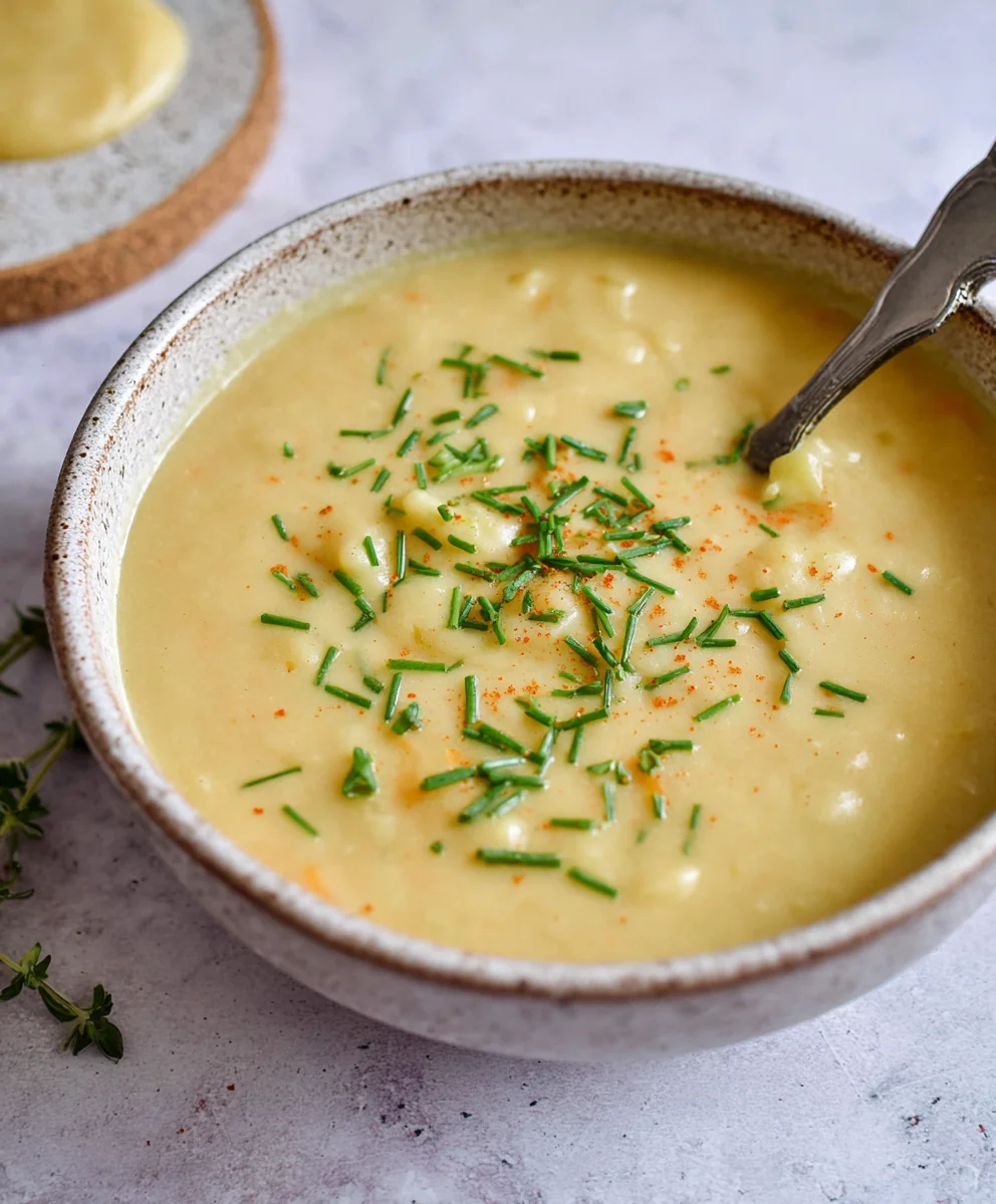 Creamy Vegan Potato Soup- Easy Comfort Food
