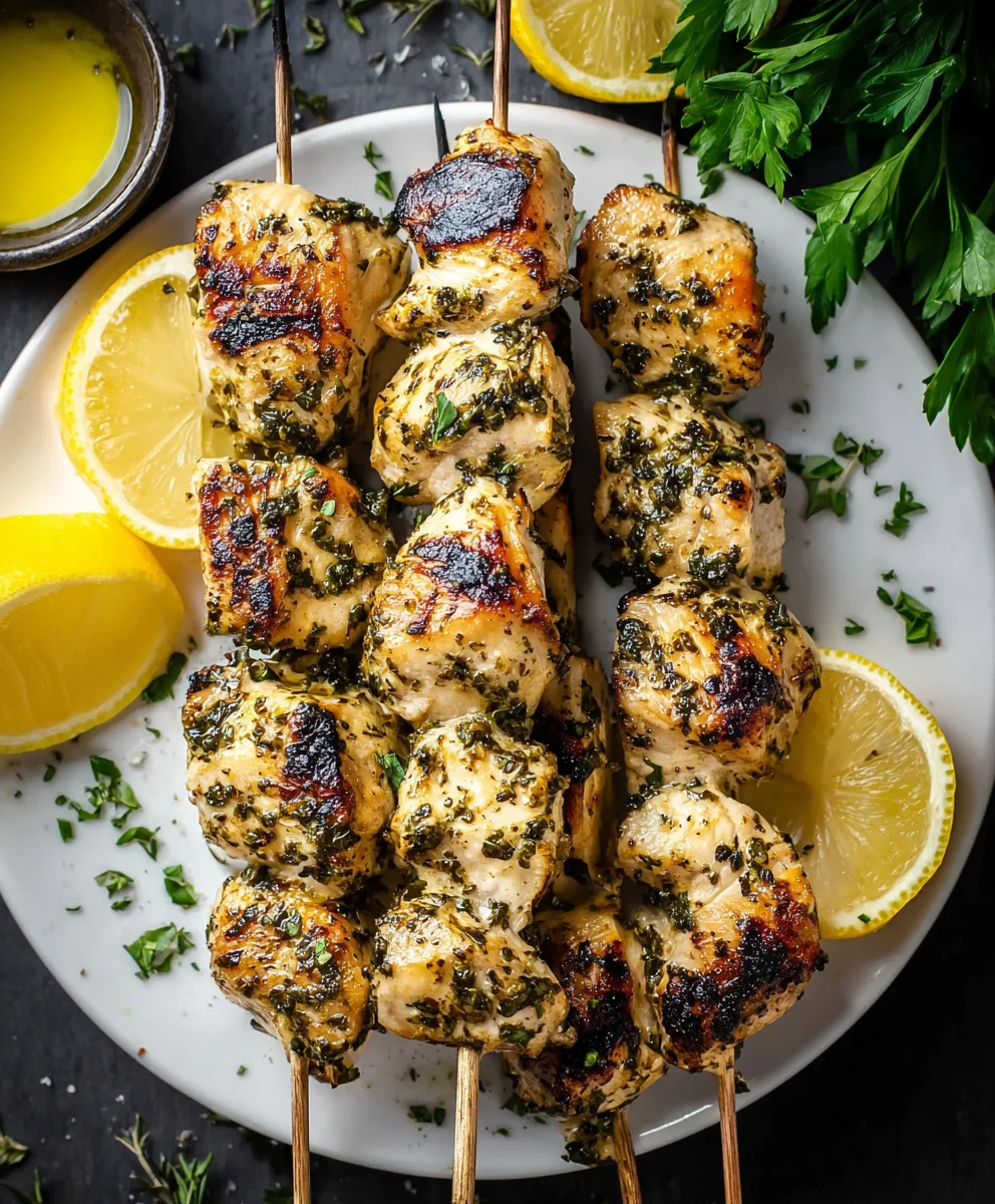 Lemon Herb Beef Skewers - Easy & Flavorful Recipe