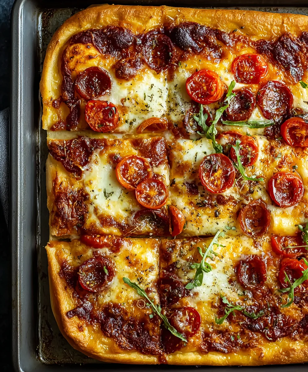 Sheet Pan Pizza Recipe - Easy Homemade Dough