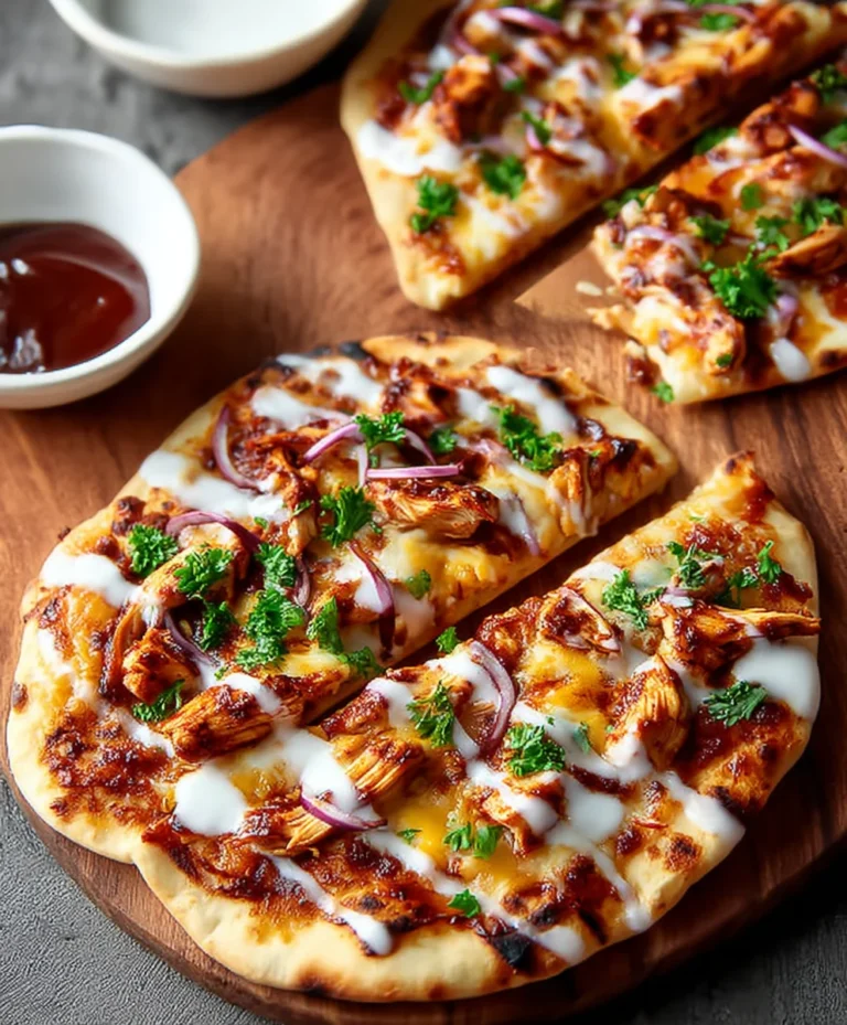 Easy BBQ Beef Naan Pizza Recipe – Quick & Delicious