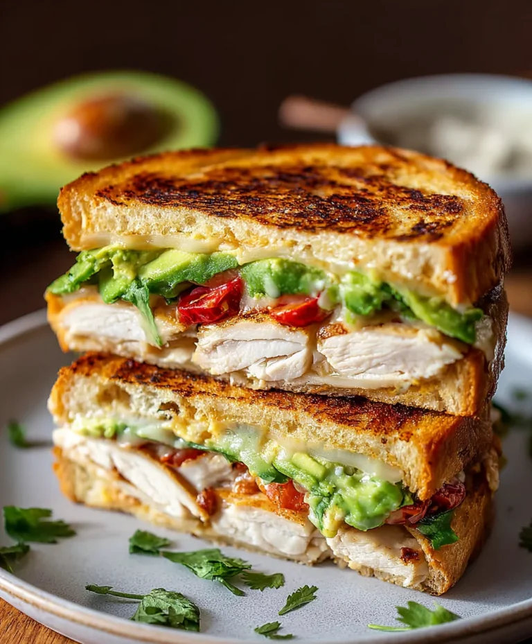 Chipotle Chicken Avocado Melt-Easy Weeknight Dinner