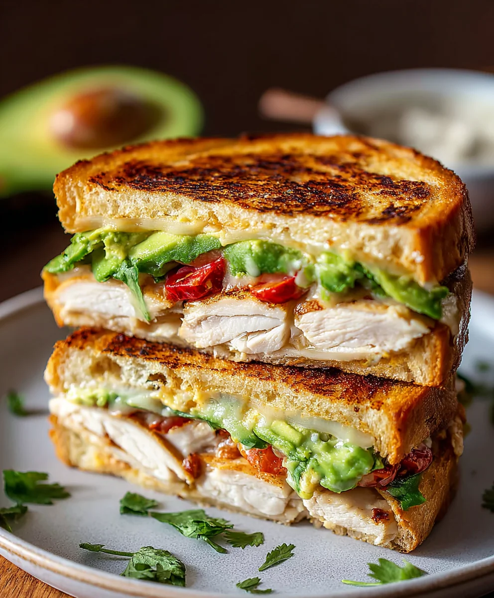 Chipotle Chicken Avocado Melt-Easy Weeknight Dinner