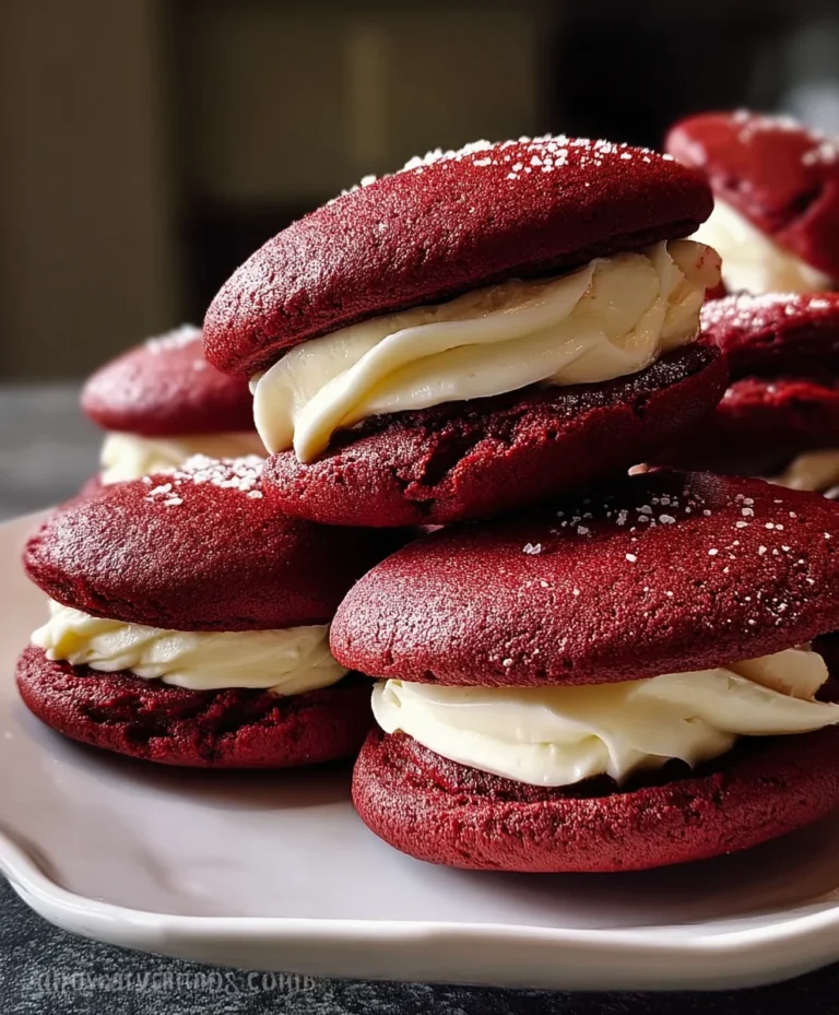 Red Velvet Whoopies – Deliciously Easy Cake Sandwich Cookies