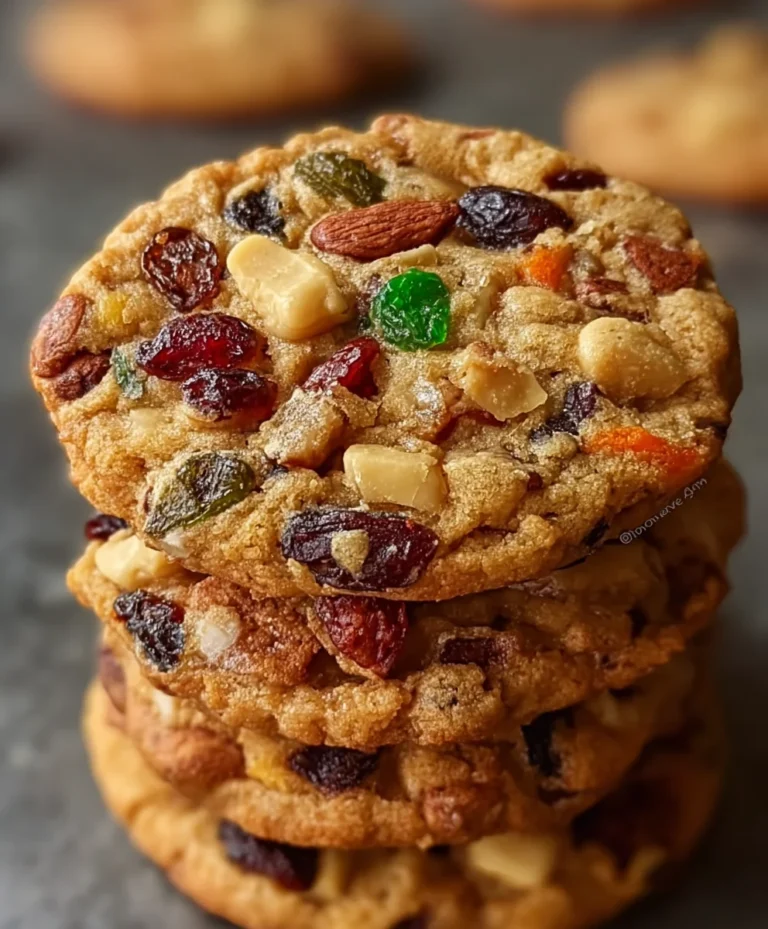 Decadent Fruitcake Cookies- Holiday Cheer in Every Bite