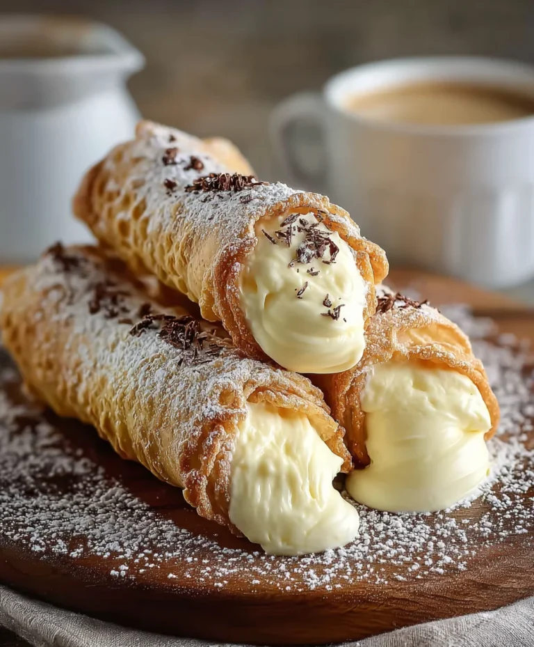 Easy Italian Cream Stuffed Cannoncini – Sweet Pastry Bites