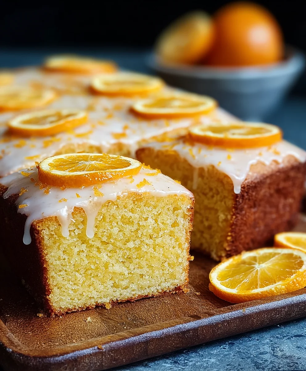 Easy Orange Drizzle Traybake Cake Recipe