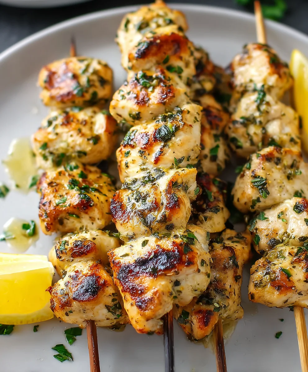Lemon Herb Beef Skewers - Easy & Flavorful Recipe
