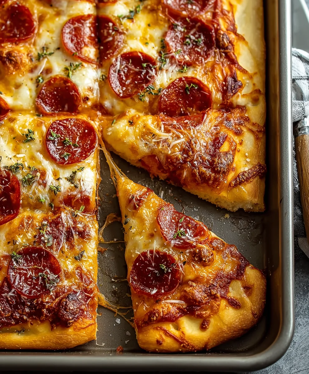 Sheet Pan Pizza Recipe - Easy Homemade Dough
