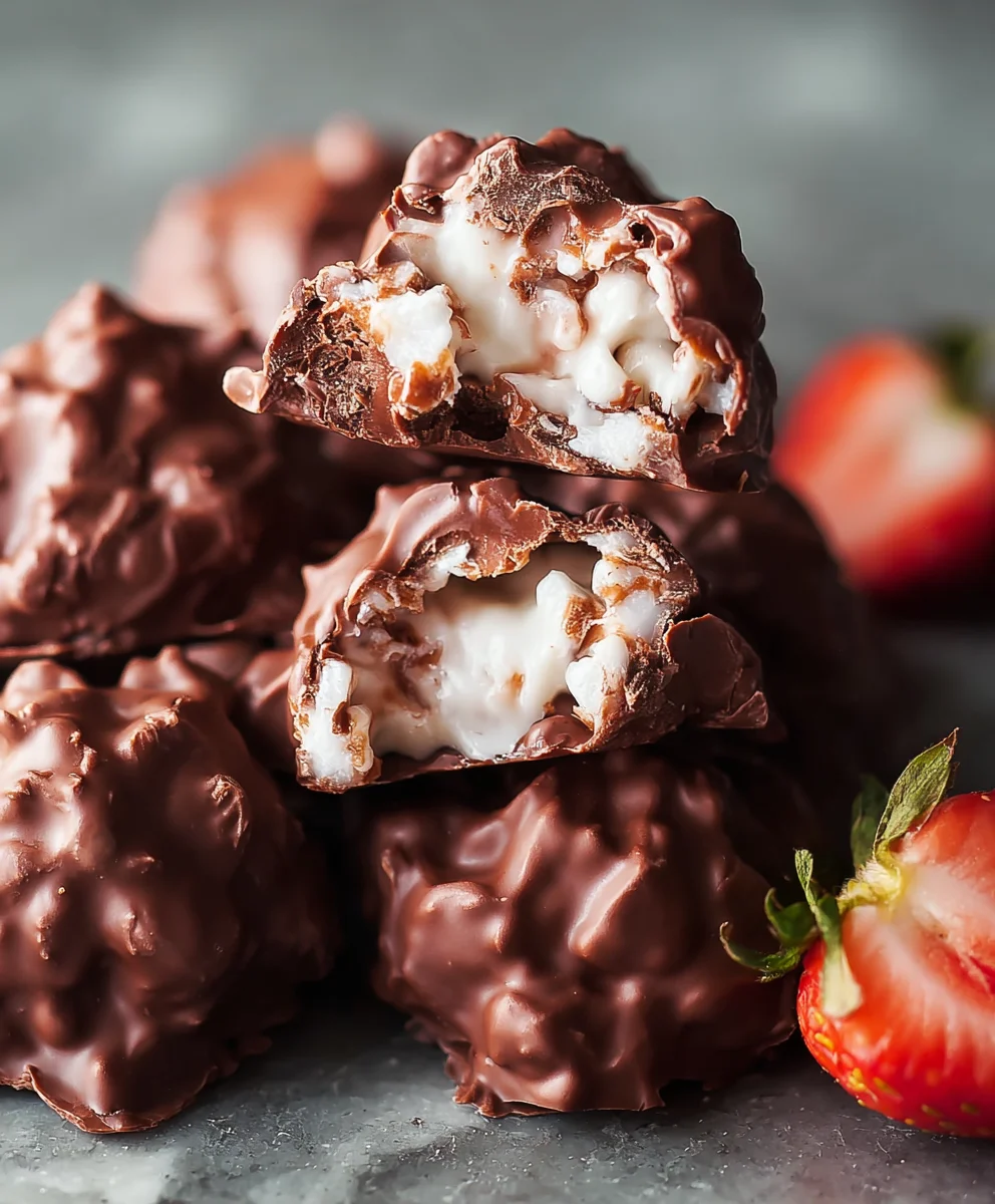 Easy Frozen Chocolate Yogurt Clusters Delight