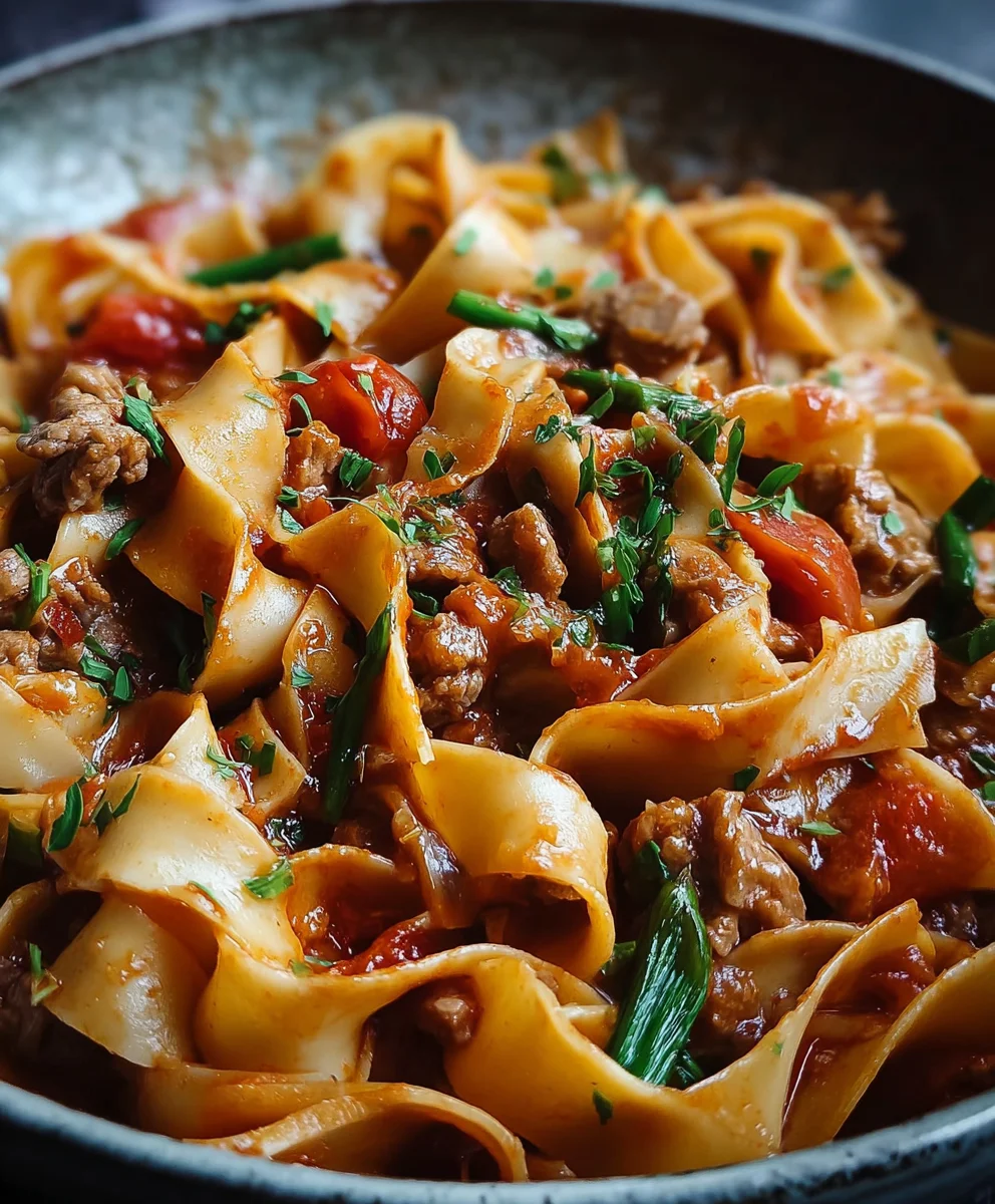 Authentic Italian Beef Noodles - Quick & Easy Recipe