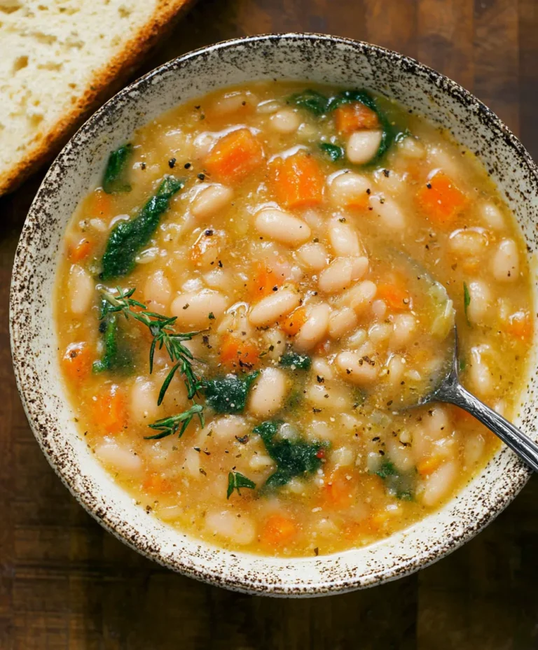 The Best White Bean Soup-Hearty Comfort Recipe
