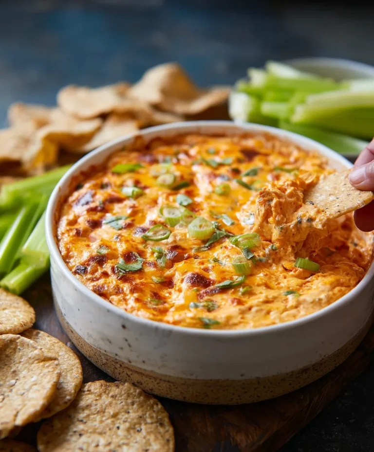 Easy Cheesy Buffalo Chicken Dip Recipe