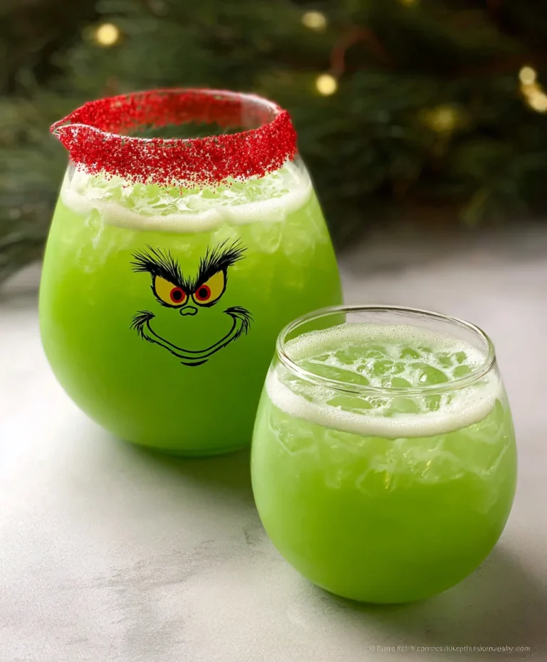 Grinch Punch Festive Non-Non-Non-Alcoholic Alternativeic Drink Recipe
