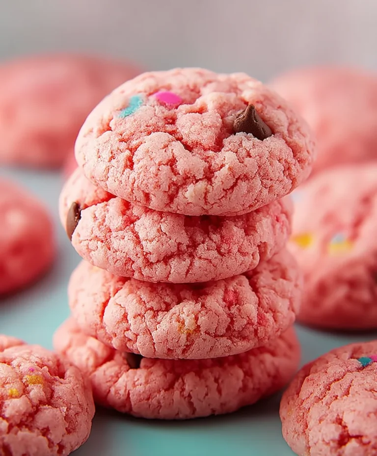 Easy Strawberry Cake Mix Cookies – Quick & Delicious Recipe