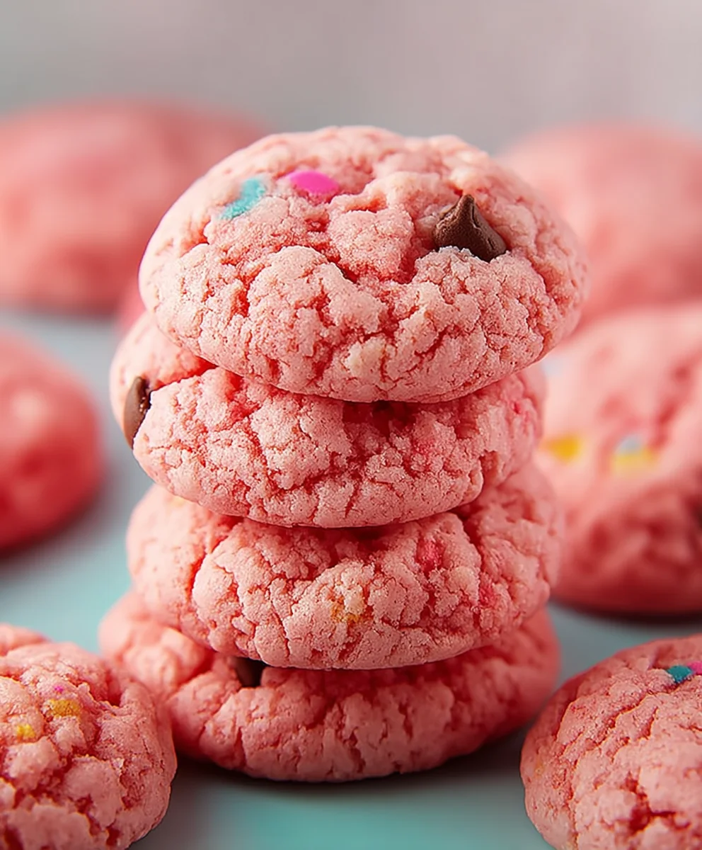 Easy Strawberry Cake Mix Cookies - Quick & Delicious Recipe