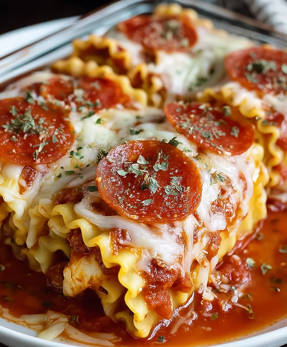 Beef Beef Pepperoni Pizza Lasagna Roll Ups- Easy Dinner
