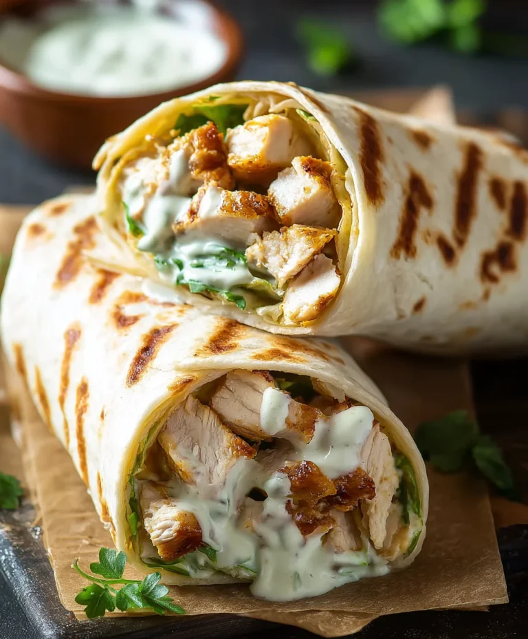 Easy Chicken Ranch Wraps- Quick Lunch Idea