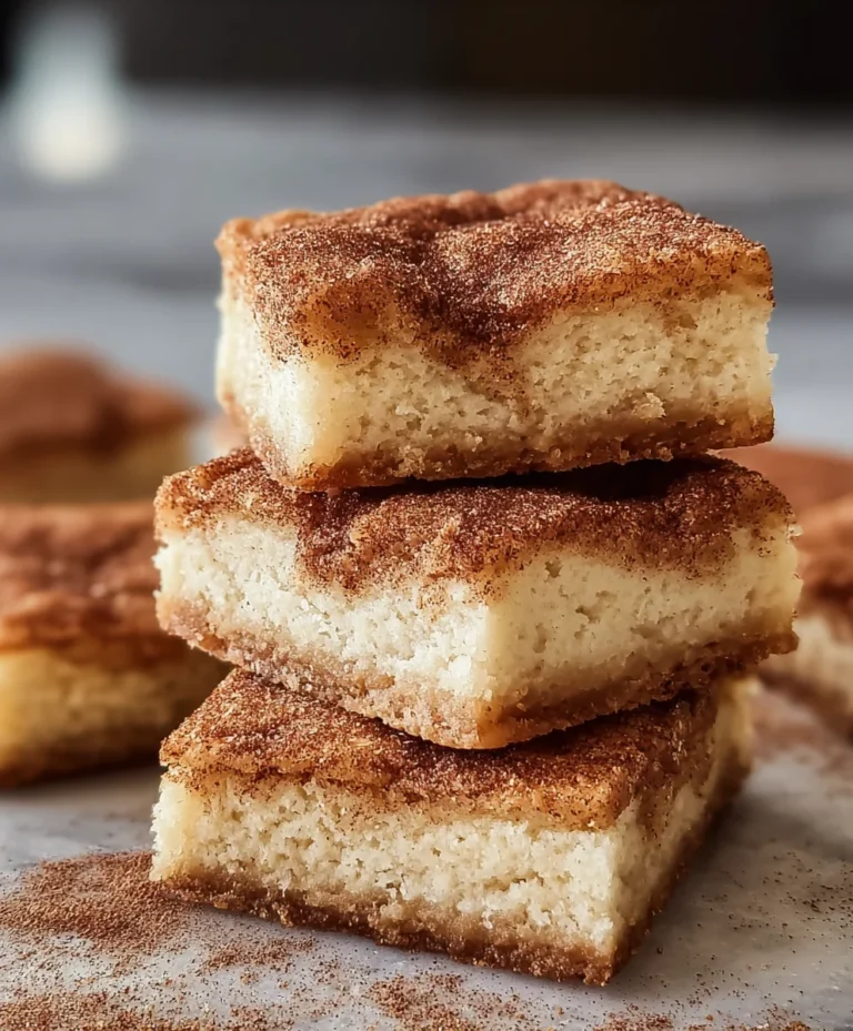 Easy Snickerdoodle Cookie Bars-Chewy & Delicious